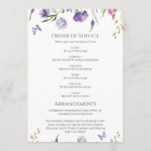 紫野花葬祭令 プログラム (裏面)