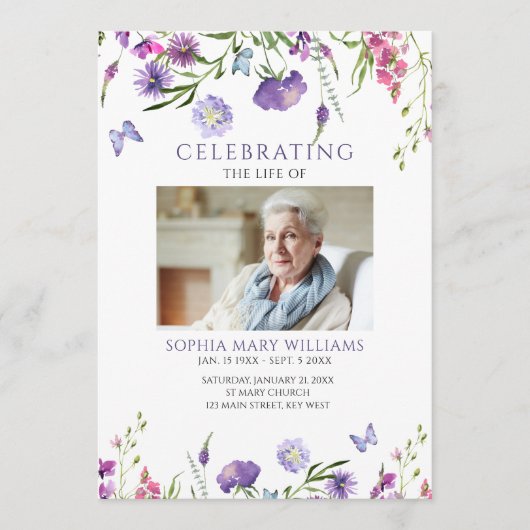 紫野花葬祭令 プログラム (正面)