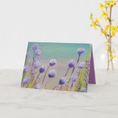 紫野花 カード (黄色い花)