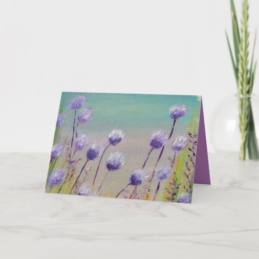 紫野花 カード (正面)