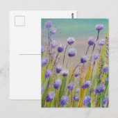 紫野花 ポストカード (正面/裏面)