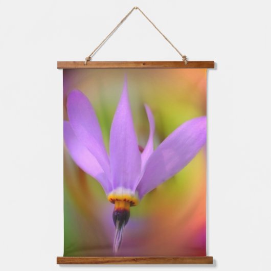 紫野花 吊り下げ型タペストリー (正面)