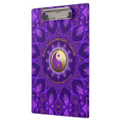 紫金ゴールドピンクエナジーヒーリングマンダラ クリップボード (左)