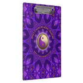 紫金ゴールドピンクエナジーヒーリングマンダラ クリップボード (右)