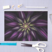 紫金ゴールドフラクタルフラワーティッシュペーパー 薄葉紙 (クラフト)