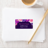 紫金ゴールドフローラ差出人住所ラベル ラベル (インサイチュ)