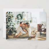 紫金ゴールドメリークリスマスハッピーニューイヤーカード シーズンカード (裏面)