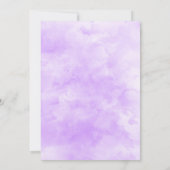 紫金ゴールド水色フローラ結婚ズ 招待状 (裏面)