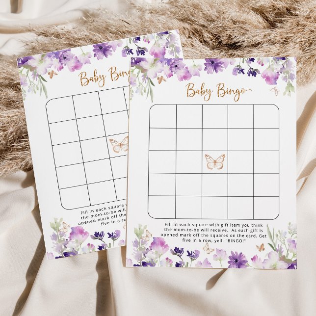 紫金ゴールド蝶ベビービンゴ (クリエイターアップロード済み)