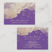 *~*紫金箔美しいエレガントズ 名刺 (正面/裏面)