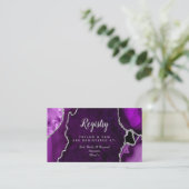 紫銀アガテ結婚登記簿 エンクロージャーカード (スタンド正面)