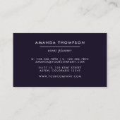 紫銀瑪瑙 名刺 (裏面)