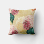 紫陽花かわいらしフローラ クッション (裏面)