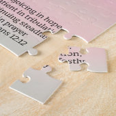 紫陽花かわいらし花アートフェイズパズル ジグソーパズル (側面)