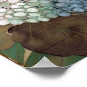 紫陽花とトンボ,抱一アジサイとトンボ，鳳逸市 ポスター (角)