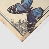 紫陽花と蝶エペソの芸術 薄葉紙 (詳細)