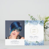 紫陽花の折り紙 (スタンド正面)