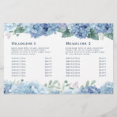 紫陽花の折り紙 (裏面)