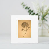 紫陽花の淡い色の招待状/グリーティングカード 招待状 (スタンド正面)