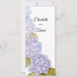 紫陽花の色合いバイオレットブルー カード