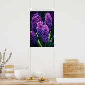 紫陽花アートプリントポスター ポスター (キッチン)