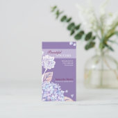 紫陽花エレガントスパサロン 名刺 (スタンド正面)