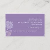 紫陽花エレガントスパサロン 名刺 (裏面)