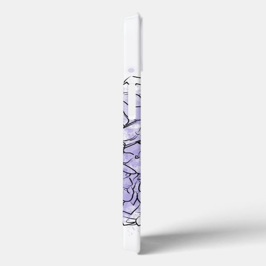 紫陽花エレガントパーソナライズされたモダン笛 Case-Mate iPhoneケース (裏面 / 右)