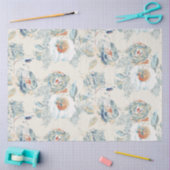 紫陽花エレガントフローラ水彩 薄葉紙 (クラフト)