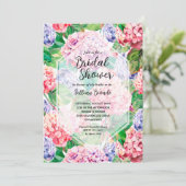 紫陽花エレガントブライダルシャワー 招待状 (スタンド正面)