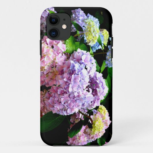 紫陽花エレガント園ピンク紫ブルーフローラ Case-Mate iPhoneケース (裏面)