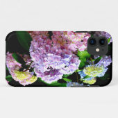 紫陽花エレガント園ピンク紫ブルーフローラ Case-Mate iPhoneケース (裏面(横))