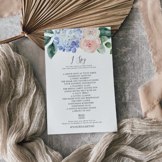 紫陽花エレガントIスパイフォトスカベンジャー狩りゲーム チラシ