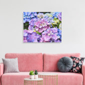 紫陽花カラフル写真アート キャンバスプリント (インサイチュ (リビング))