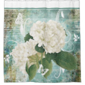 紫陽花シャワーカーテン シャワーカーテン (正面)