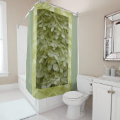 紫陽花セラドングリーン花写真 シャワーカーテン (インサイチュ)