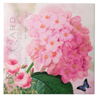 紫陽花セラミックタイル タイル