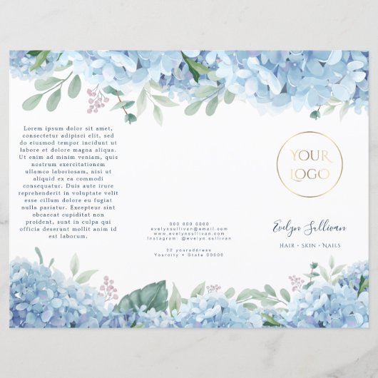 紫陽花パンフレット (正面)