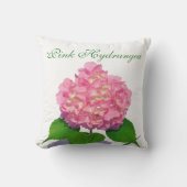 紫陽花ピンクフローラピンク花 アウトドアクッション (正面)