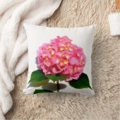 紫陽花ピンクフローラピンク花 クッション (ブランケット)