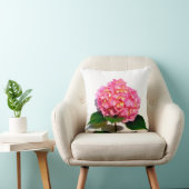 紫陽花ピンクフローラピンク花 クッション (椅子)