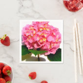 紫陽花ピンクフローラピンク花 スタンダードカクテルナプキン (インサイチュ)