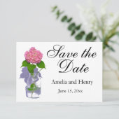 紫陽花ピンクフローラピンク花 セーブザデート (スタンド正面)