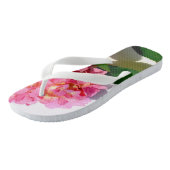 紫陽花ピンクフローラピンク花 ビーチサンダル (アングル)