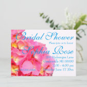 紫陽花ピンクフローラピンク花 招待状 (スタンド正面)