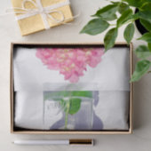 紫陽花ピンクフローラピンク花 薄葉紙 (ギフト)