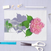 紫陽花ピンクフローラピンク花 薄葉紙 (クラフト)