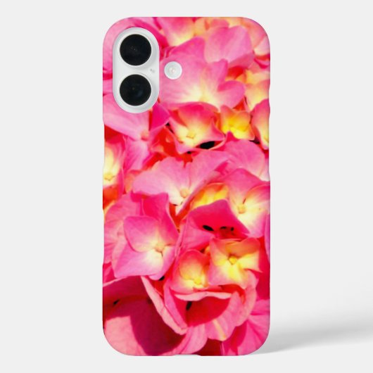 紫陽花ピンクフローラピンク花 Case-Mate iPhoneケース (裏面)