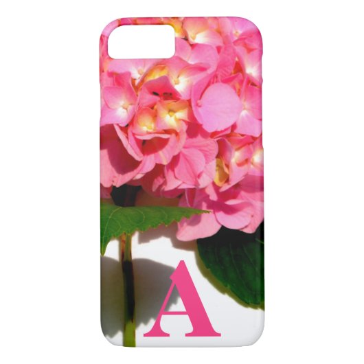 紫陽花ピンクフローラピンク花 Case-Mate iPhoneケース (裏面)