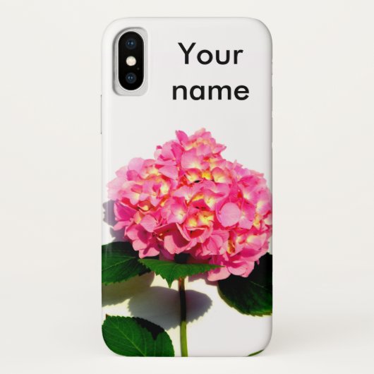 紫陽花ピンクフローラピンク花 Case-Mate iPhoneケース (裏面)